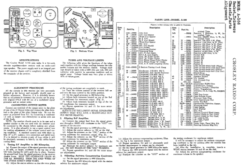 A166 ; Crosley Radio Corp.; (ID = 158489) Car Radio