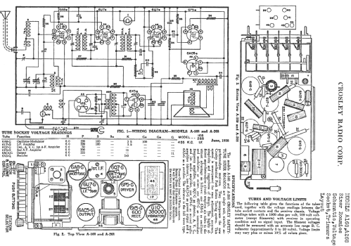 A268 Sixer Roamio de Luxe ; Crosley Radio Corp.; (ID = 214478) Car Radio