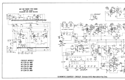 AH-11B Ch= 488; Crosley Radio Corp.; (ID = 1969550) Television