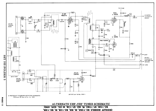 BC-14M Ch= 489; Crosley Radio Corp.; (ID = 1863002) Televisión