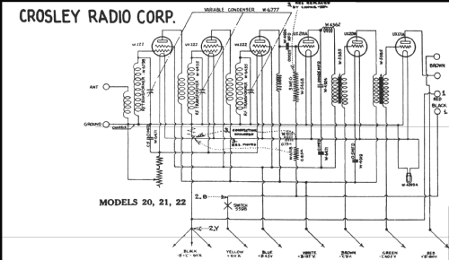 Chassis 20 ; Crosley Radio Corp.; (ID = 217253) Radio