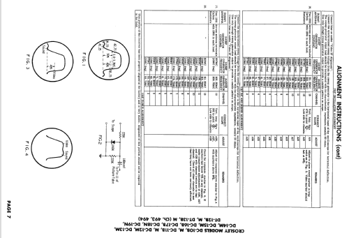 DC-11B Ch= 494; Crosley Radio Corp.; (ID = 2415197) Television