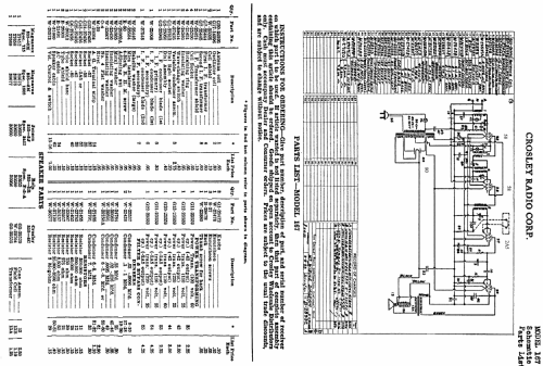 Dual Fiver Lowboy Ch= 167; Crosley Radio Corp.; (ID = 1751282) Radio