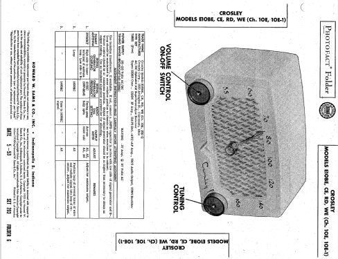 E10BE Ch= 10E; Crosley Radio Corp.; (ID = 2688117) Radio