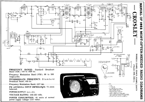 E30MN Ch= 30E 30E1 ; Crosley Radio Corp.; (ID = 140768) Radio