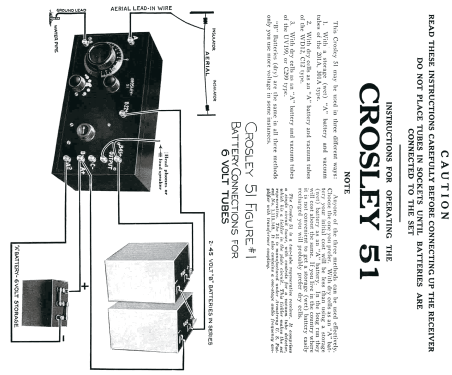 GENERIC MODEL 51; Crosley Radio Corp.; (ID = 666150) Radio