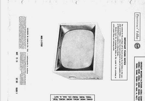 H-21HKBF Ch= 466; Crosley Radio Corp.; (ID = 2686057) Televisión