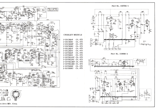 J-21CKMF Ch= 472; Crosley Radio Corp.; (ID = 2695617) Television