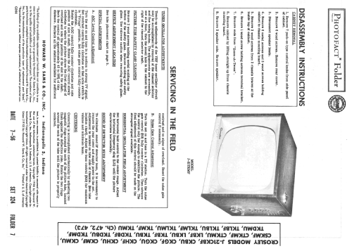 J-21CTKMF Ch= 472; Crosley Radio Corp.; (ID = 2318465) Television