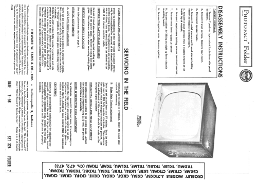 J-21TKLMU Ch= 473; Crosley Radio Corp.; (ID = 2319936) Television