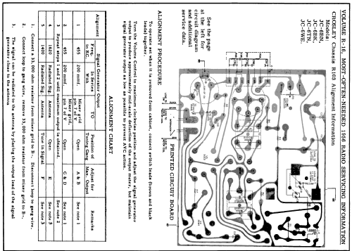 JC-6BK Ch= R103; Crosley Radio Corp.; (ID = 123781) Radio