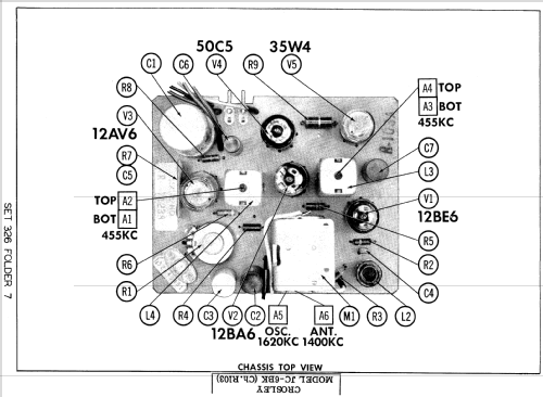 JC-6BK Ch= R103; Crosley Radio Corp.; (ID = 586422) Radio