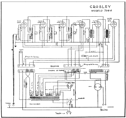 Jewelbox 704A; Crosley Radio Corp.; (ID = 1519568) Radio