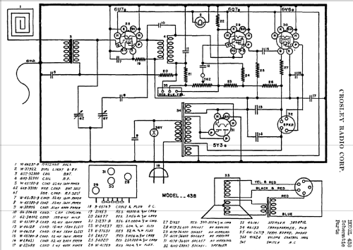 Phono Combination 438M; Crosley Radio Corp.; (ID = 97326) Radio