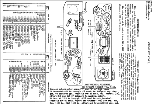 Refrigerator Radio 507; Crosley Radio Corp.; (ID = 97505) Radio