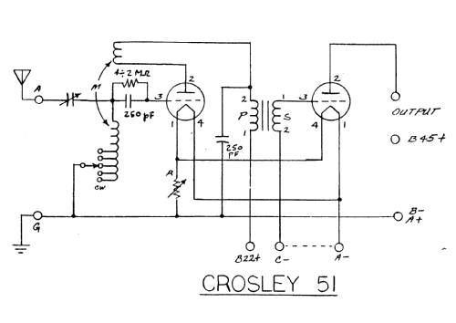 Wooden Panel 51; Crosley Radio Corp.; (ID = 665838) Radio