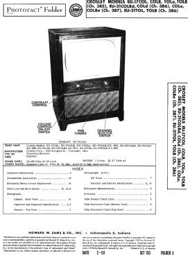 EU-21COLe Ch= 387; Crosley Vacuum (ID = 3138452) Fernseh-E
