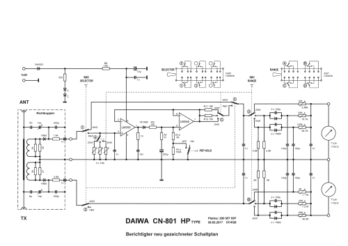 Cross Needle SWR & Power Meter CN-801; Daiwa Industry Co; (ID = 2112735) Amateur-D