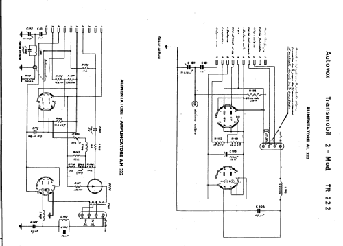 Transmobil 2 TR222; Autovox SPA; Roma (ID = 1009118) Car Radio