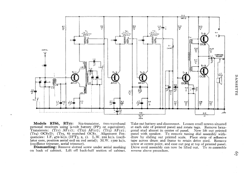 RT77; Dansette Products (ID = 656247) Radio