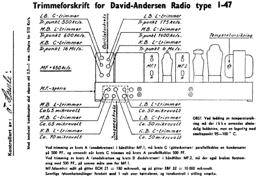 1-47; David-Andersen Radio (ID = 112140) Radio