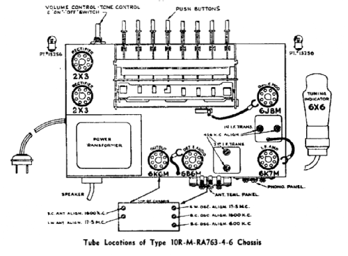 A67/41 Ch= 10DA763; De Forest DeForest (ID = 2243156) Radio