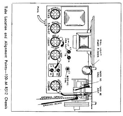 Caledonia Ch= 10D512; De Forest DeForest (ID = 2241808) Radio