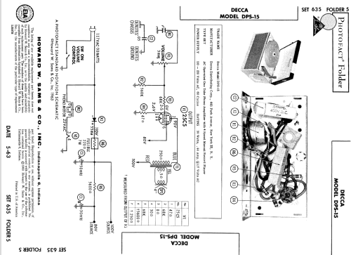 The Palm Beach V DPS-15; Decca Records, Inc.; (ID = 557179) R-Player