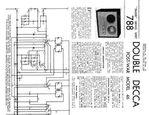 Double Decca 46 SW/MW/LW; Decca Brand, Samuel (ID = 2290314) Radio