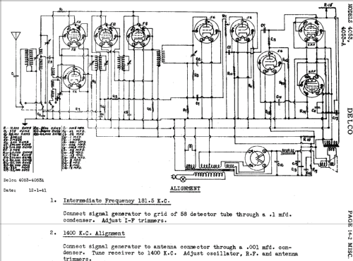 Delco 4053-A ; United Motors (ID = 466500) Radio