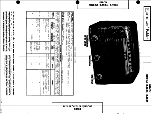 Delco R-1234 ; United Motors (ID = 508300) Radio