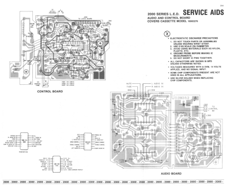 Delco 2000 Series L.E.D Electronically Tuned Receivers 16063276; United Motors (ID = 2080696) Car Radio