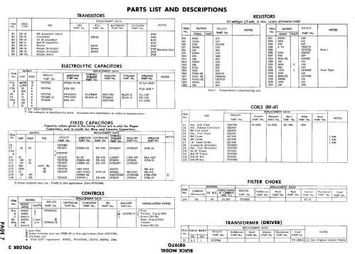 Delco-Remy 981970 ; United Motors (ID = 598221) Radio