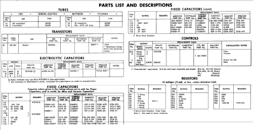 Delco-Remy 989614 Pontiac ; United Motors (ID = 587329) Car Radio