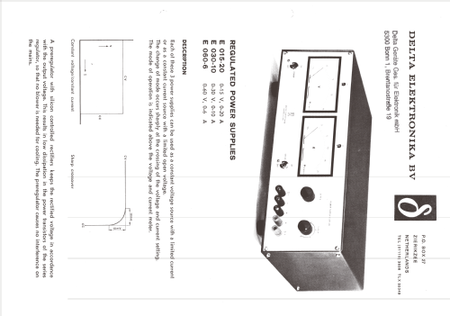 High Efficiency Linear Power Supply EK 030-10; Delta Elektronika, (ID = 2656252) A-courant