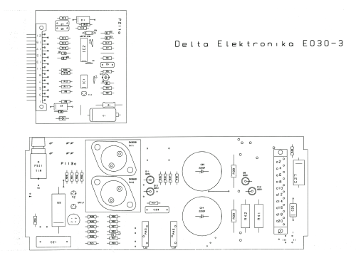 Regulated DC Power Supply E030-3; Delta Elektronika, (ID = 2613086) Fuente-Al