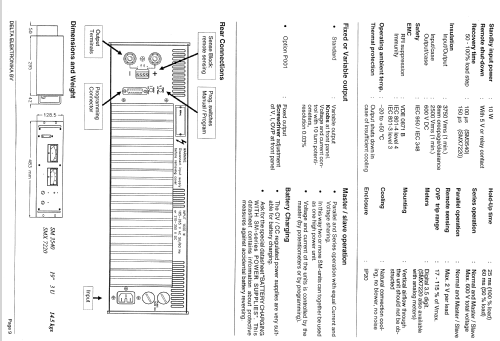 Stromversorgung SM3540D; Delta Elektronika, (ID = 157768) Equipment