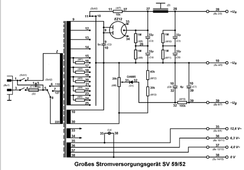 Stromversorgungsgerät SV-59/52; DEPA Erwin Pahl, (ID = 391938) teaching