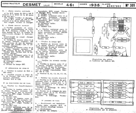 461; Desmet, SGER S.G.E.R (ID = 217718) Radio