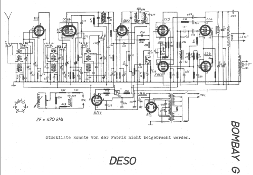 Bombay G 43; Deso, Dewald & Sohn, (ID = 17242) Radio