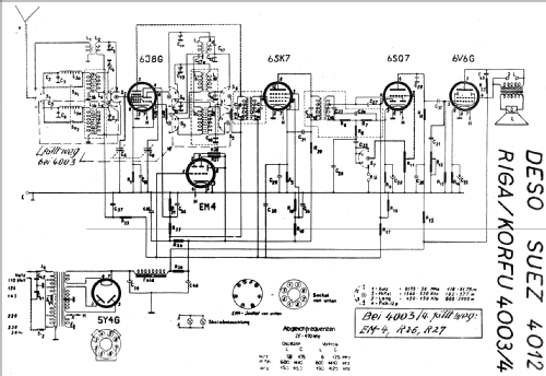 Suez 4012; Deso, Dewald & Sohn, (ID = 17046) Radio