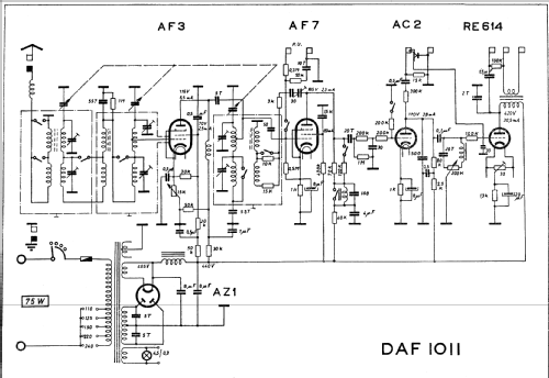 DAF1011; DeTeWe (ID = 1221789) Radio