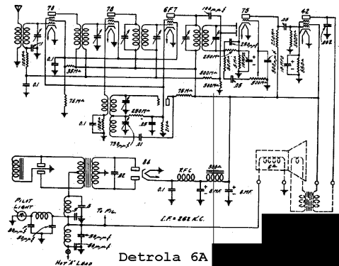 6A ; Detrola; Detroit MI (ID = 298266) Radio
