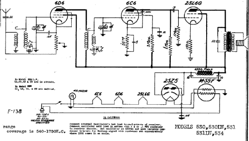 534 ; DeWald Radio Mfg. (ID = 310345) Radio