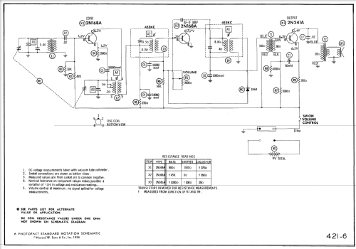 All Transistor L-414; DeWald Radio Mfg. (ID = 753399) Radio