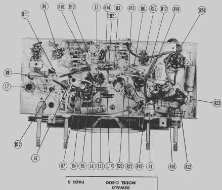 C-800 ; DeWald Radio Mfg. (ID = 519204) Radio