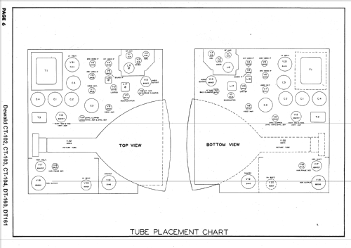 CT-104 ; DeWald Radio Mfg. (ID = 1549525) Television