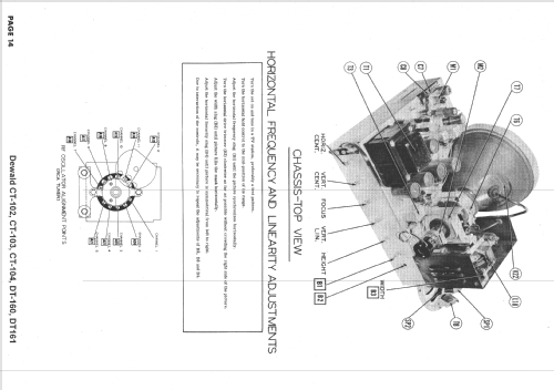 CT-104 ; DeWald Radio Mfg. (ID = 1549531) Television