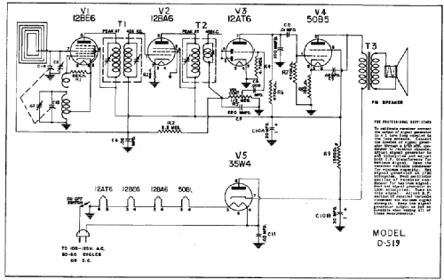 D-519 ; DeWald Radio Mfg. (ID = 210233) Radio