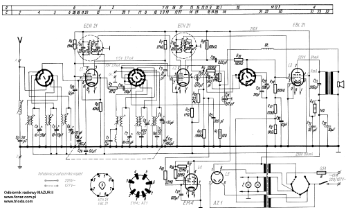 Mazur II 6262; Unitra DIORA - (ID = 213552) Radio